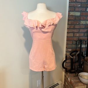 New! Superdown pink romper in perfect condition